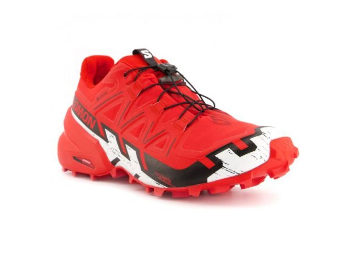 Bezecka obuv - Salomon SPEEDCROSS 6 GTX Fiery red/black/white