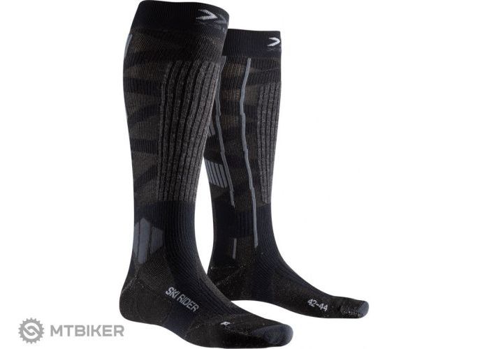 X-bionic socks ski rider silver men 42-44