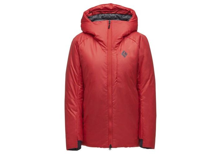 Black Diamond Belay Parka dámska bunda, coral red